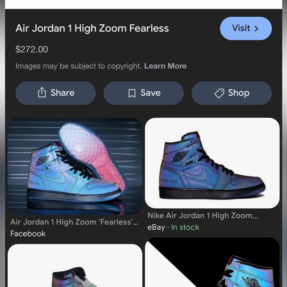 Air Jordan 1 High top Zoom Fearless